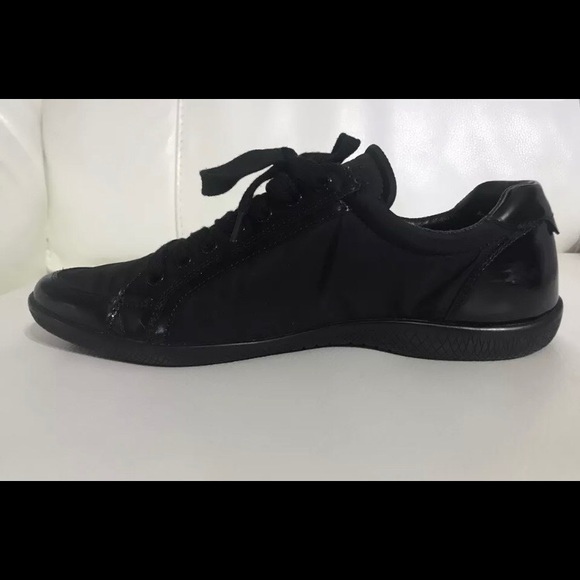 Prada nylon and leather ballerina sneakers size 37 - Picture 2 of 10